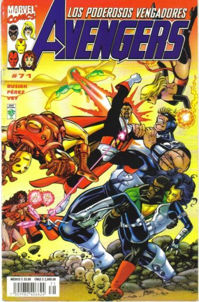 Cover for The Avengers (Grupo Editorial Vid, 1998 series) #71