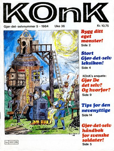 Cover for Konk (Bladkompaniet / Schibsted, 1977 series) #5/1984