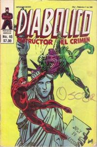 Cover for Diabolico (Novedades, 1981 series) #45