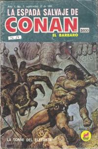 Cover Thumbnail for La Espada Salvaje de Conan el Bárbaro (Novedades, 1988 series) #7