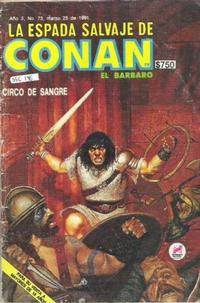 Cover Thumbnail for La Espada Salvaje de Conan el Bárbaro (Novedades, 1988 series) #73