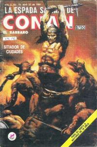 Cover Thumbnail for La Espada Salvaje de Conan el Bárbaro (Novedades, 1988 series) #75