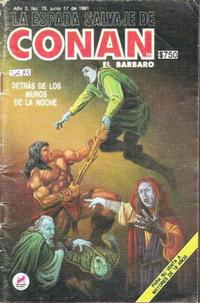 Cover Thumbnail for La Espada Salvaje de Conan el Bárbaro (Novedades, 1988 series) #79