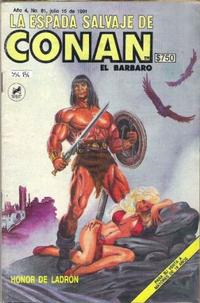 Cover Thumbnail for La Espada Salvaje de Conan el Bárbaro (Novedades, 1988 series) #81
