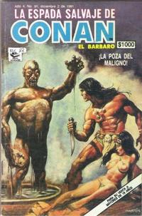 Cover Thumbnail for La Espada Salvaje de Conan el Bárbaro (Novedades, 1988 series) #91