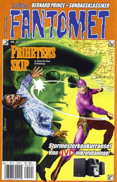 Cover for Fantomet (Hjemmet / Egmont, 1998 series) #24/2008