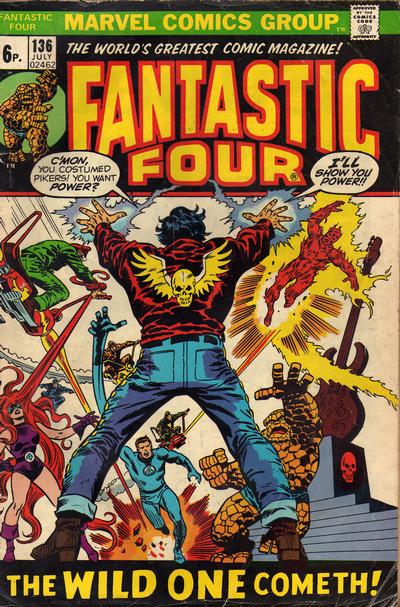Cover for Fantastic Four (Marvel, 1961 series) #136 [British]