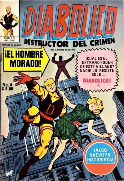 Cover for Diabolico (Novedades, 1981 series) #4