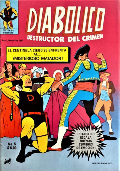 Cover for Diabolico (Novedades, 1981 series) #5