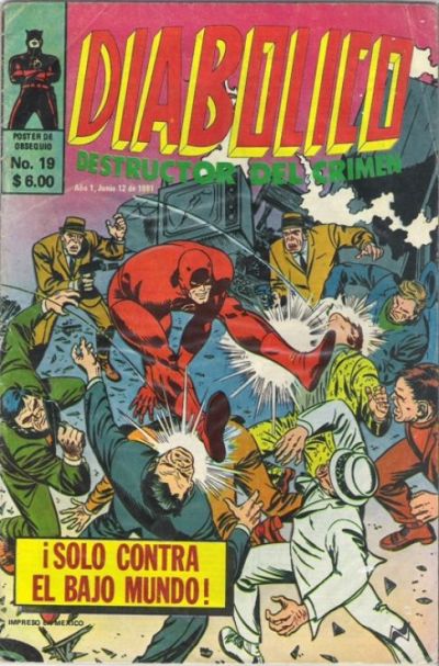 Cover for Diabolico (Novedades, 1981 series) #19