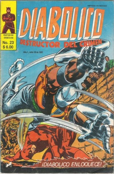 Cover for Diabolico (Novedades, 1981 series) #23