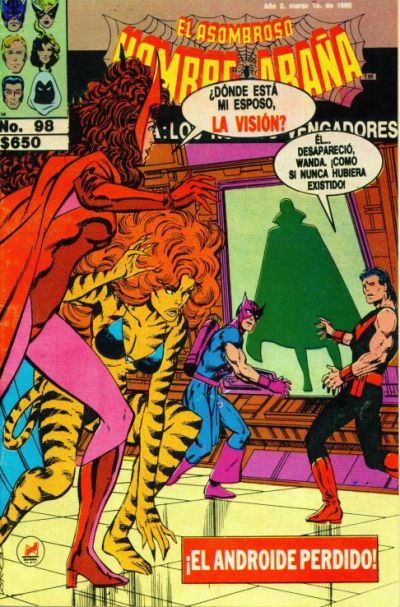 Cover for El Asombroso Hombre Araña Presenta (Novedades, 1988 series) #98