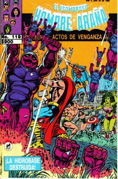 Cover for El Asombroso Hombre Araña Presenta (Novedades, 1988 series) #119