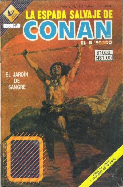 Cover for La Espada Salvaje de Conan el Bárbaro (Novedades, 1988 series) #122