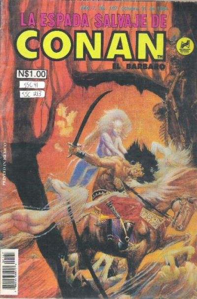 Cover for La Espada Salvaje de Conan el Bárbaro (Novedades, 1988 series) #167