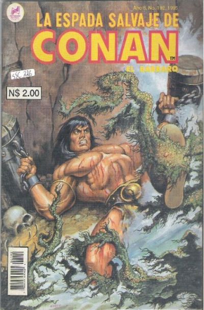 Cover for La Espada Salvaje de Conan el Bárbaro (Novedades, 1988 series) #192