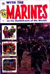 Cover Thumbnail for With the Marines on the Battlefronts of the World (Toby, 1953 series) #1