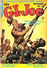 Cover Thumbnail for G.I. Joe (Ziff-Davis, 1951 series) #25