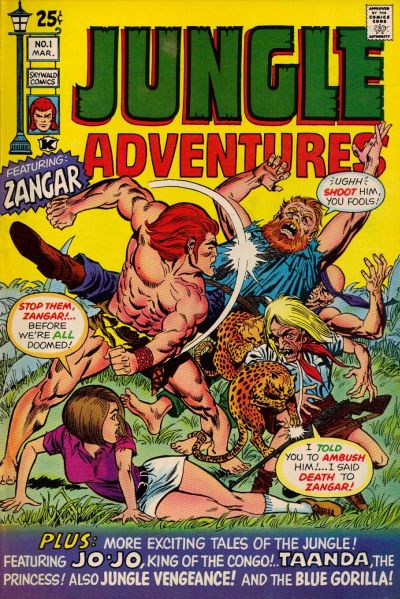 Cover for Jungle Adventures (Skywald, 1971 series) #1