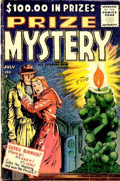 Cover for Prize Mystery (Stanley Morse, 1955 series) #2