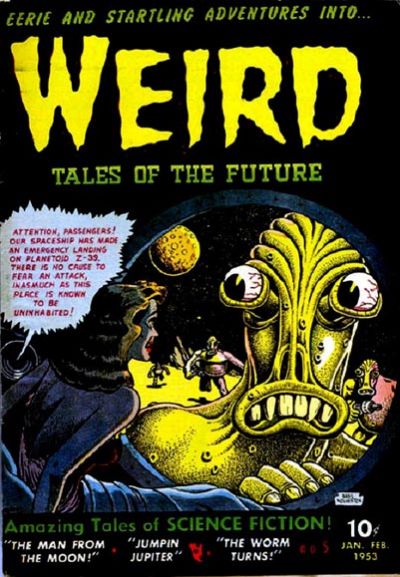 Cover for Weird Tales of the Future (Stanley Morse, 1952 series) #5