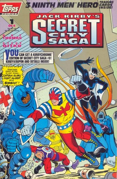 Cover for Jack Kirby's Secret City Saga (Topps, 1993 series) #1