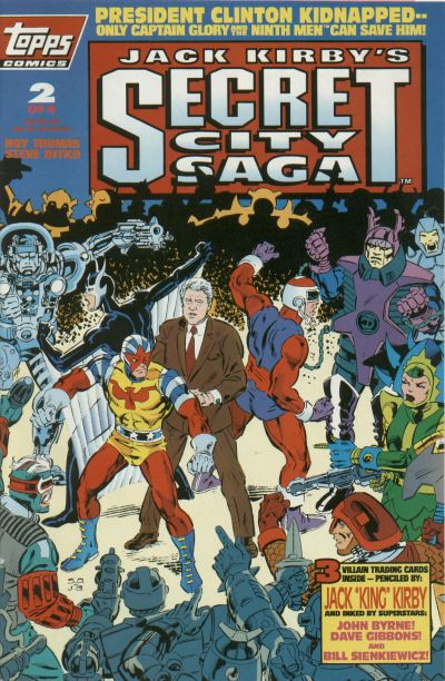 Cover for Jack Kirby's Secret City Saga (Topps, 1993 series) #2