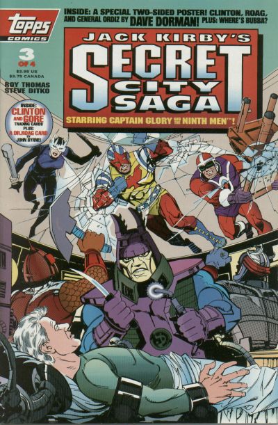 Cover for Jack Kirby's Secret City Saga (Topps, 1993 series) #3