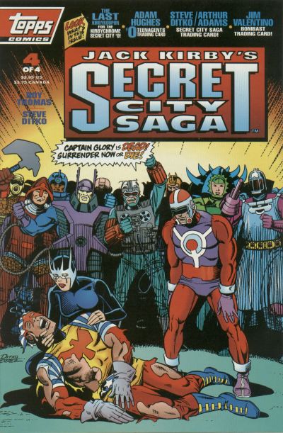 Cover for Jack Kirby's Secret City Saga (Topps, 1993 series) #4