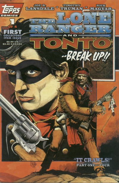 Cover for The Lone Ranger and Tonto (Topps, 1994 series) #1