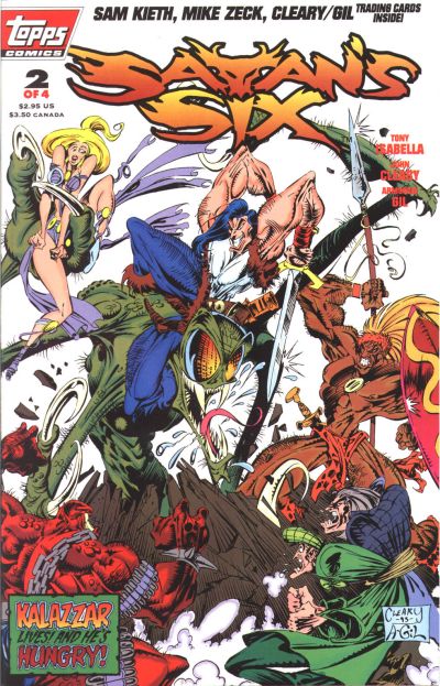Cover for Satan's Six (Topps, 1993 series) #2