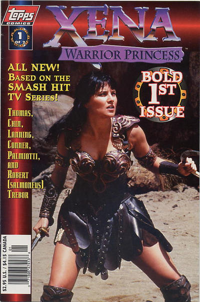 Cover for Xena: Warrior Princess (Topps, 1997 series) #1 [Photo Cover A]