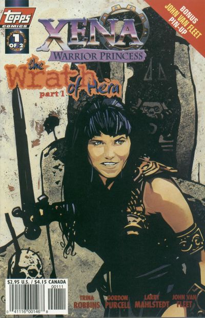 Cover for Xena: Warrior Princess: The Wrath of Hera (Topps, 1998 series) #1 [Art Cover]