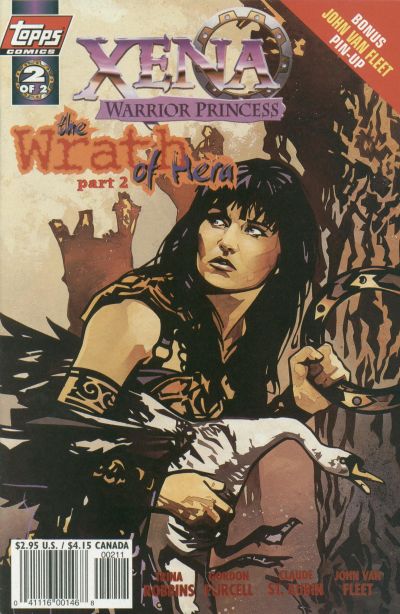Cover for Xena: Warrior Princess: The Wrath of Hera (Topps, 1998 series) #2 [Art Cover]