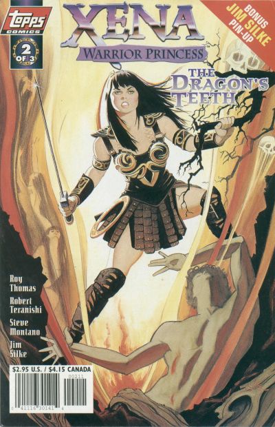 Cover for Xena: Warrior Princess / The Dragon's Teeth (Topps, 1997 series) #2 [Art Cover]