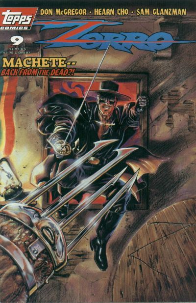 Cover for Zorro (Topps, 1993 series) #9