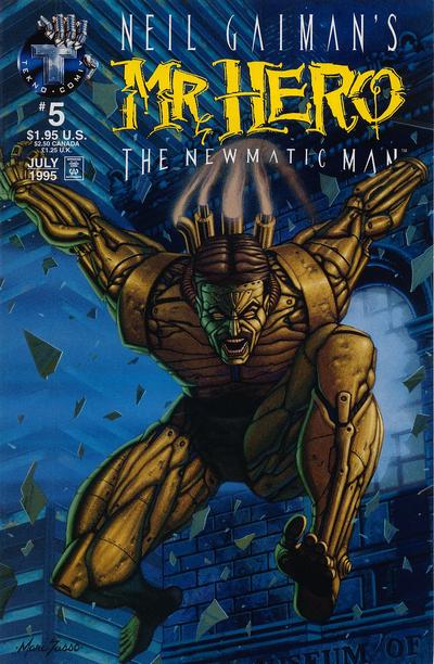 Cover for Neil Gaiman's Mr. Hero - The Newmatic Man (Big Entertainment, 1995 series) #5