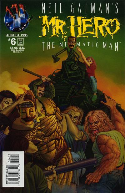 Cover for Neil Gaiman's Mr. Hero - The Newmatic Man (Big Entertainment, 1995 series) #6