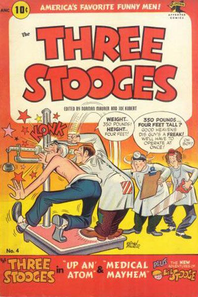 Cover for The Three Stooges (St. John, 1953 series) #4