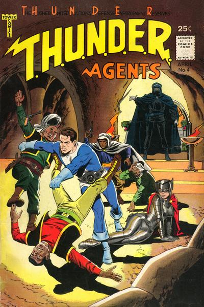 Cover for T.H.U.N.D.E.R. Agents (Tower, 1965 series) #4