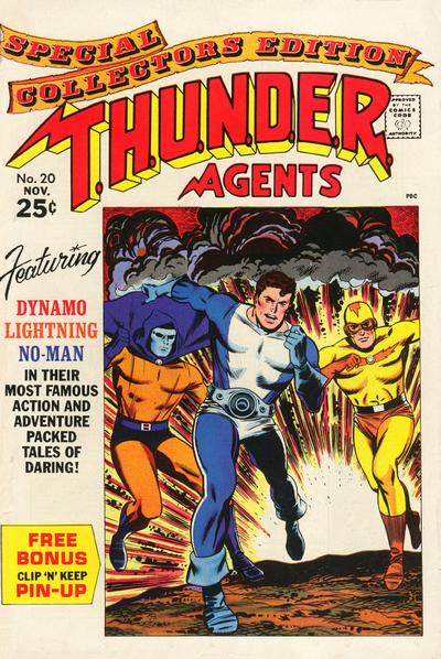 Cover for T.H.U.N.D.E.R. Agents (Tower, 1965 series) #20