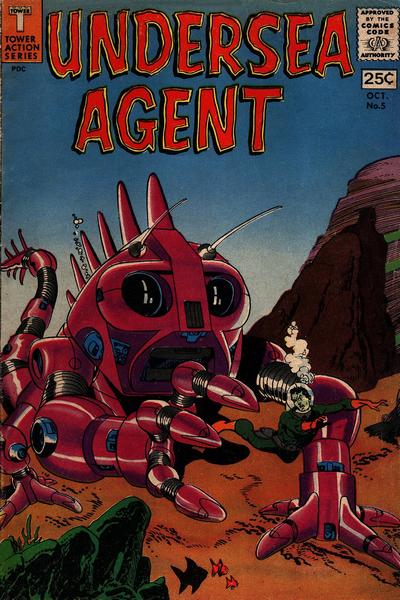 Cover for Undersea Agent (Tower, 1966 series) #5