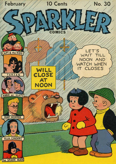 Cover for Sparkler Comics (United Feature, 1941 series) #v4#6 (30)