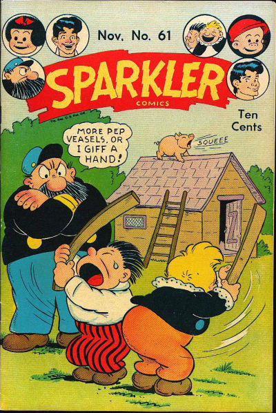 Cover for Sparkler Comics (United Feature, 1941 series) #v7#1 (61)