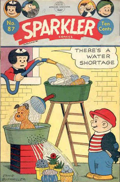Cover for Sparkler Comics (United Feature, 1941 series) #87
