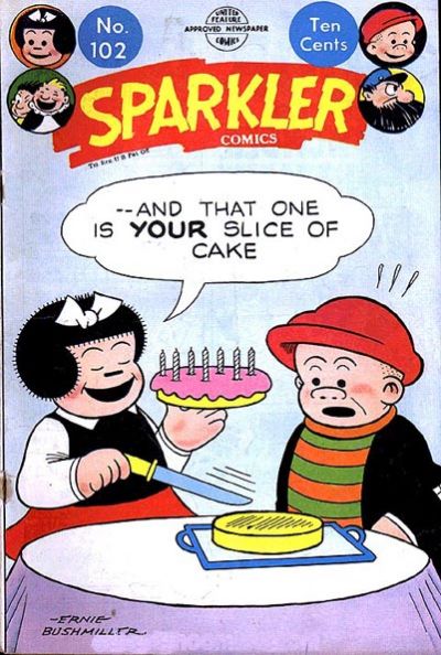 Cover for Sparkler Comics (United Feature, 1941 series) #102