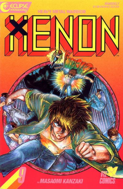 Cover for Xenon (Eclipse; Viz, 1987 series) #9