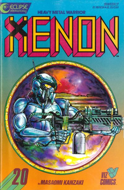 Cover for Xenon (Eclipse; Viz, 1987 series) #20