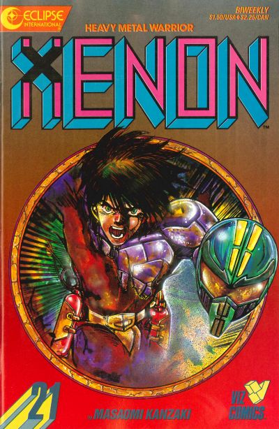 Cover for Xenon (Eclipse; Viz, 1987 series) #21