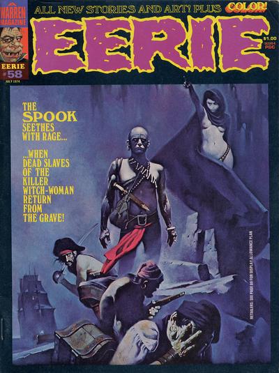 Cover for Eerie (Warren, 1966 series) #58